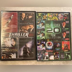 Thriller and Sci-Fi Movie Collection 2 DVD’s